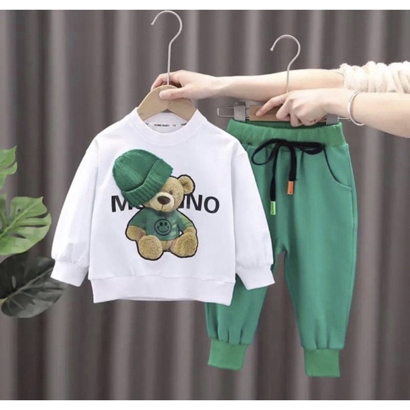 sweater dan celana joger anak 1-5 tahun grosir