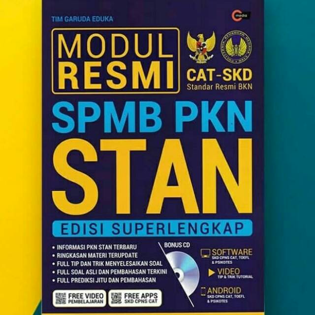 Modul resmi SPMB PKN STAN edisi super lengkap. Buku ori