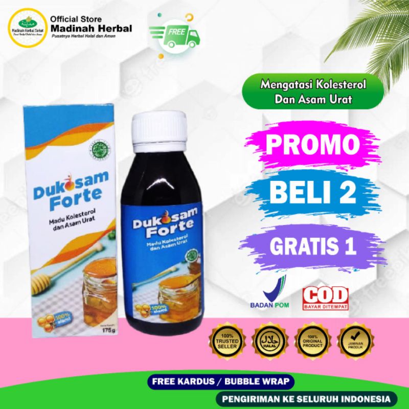 Dukosam Forte Madu Untuk Kolesterol Dan Asam Urat Madu Herbal Madu Asli