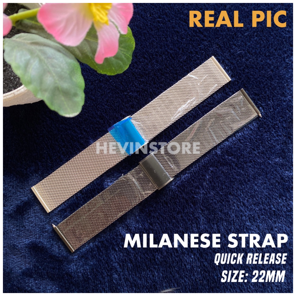 Melanese Strap 22mm Quick Release Strap Watch Premium Quality