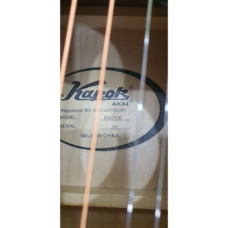 Gitar kapok warna hitam dan natural ORIGINAL Tanpa Tas BONUS BUBBLE WRAP-4