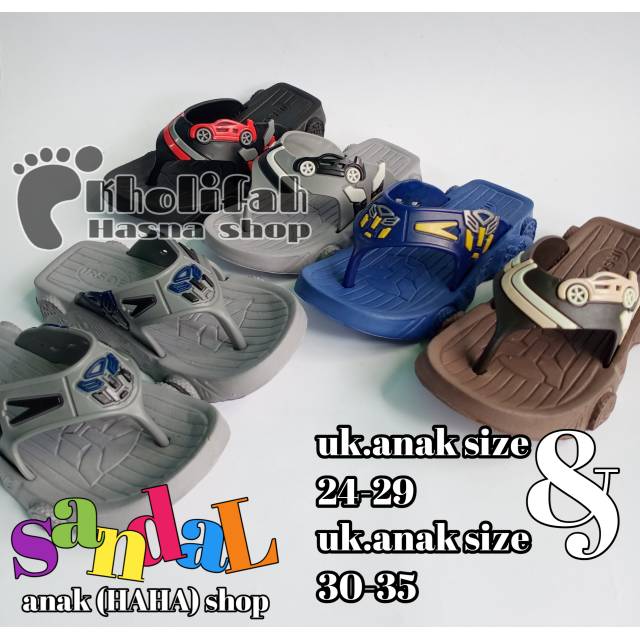 Sandal jepit mobil tranformer 24-35 IRSOE (5a)