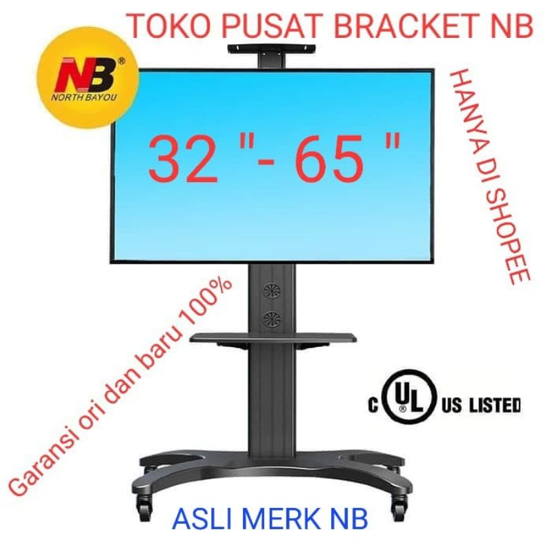 BRACKET STANDING NORTH BAYOU NB AVF1500-50-1P 32-65 INCH MURAH !!!