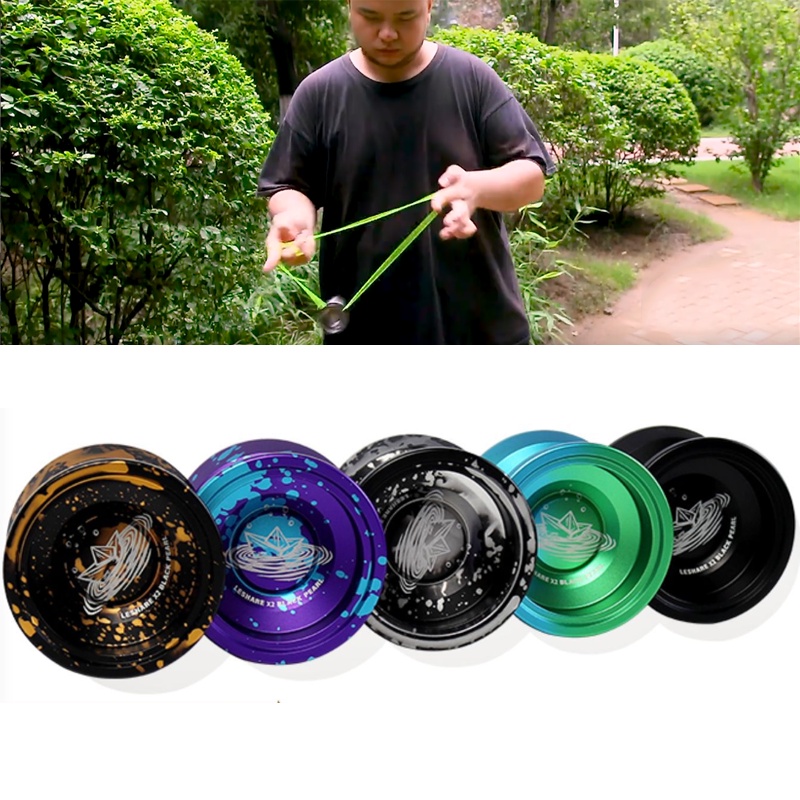 X2 BLACK PEARL Competitive Yo-Yo,Yoyo for Beginners Alloy Yoyo,Easy to Return and Practise Tricks