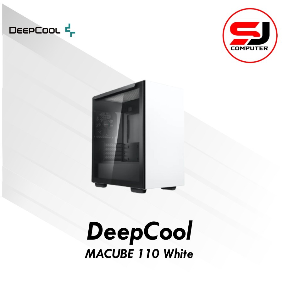 Deepcool Macube 110 WHITE Tempered Glass mATX Gaming Case