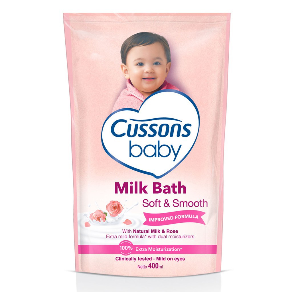 CUSSONS MILK BATH SOFT&amp;SMOOTH 400ML REFFIL