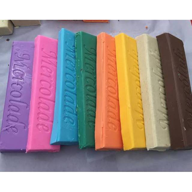 coklat warna batangan Mercolade cokelat pilih warna 