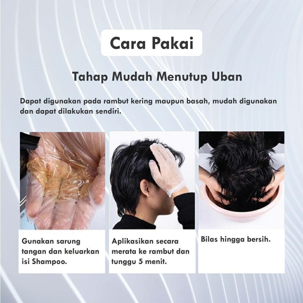 Shampoo 100ml Murni Kemiri Asli / Penghilang Uban Permanen / Penghitam Rambut Permanen / Penumbuh Rambut Botak Dan Rontok