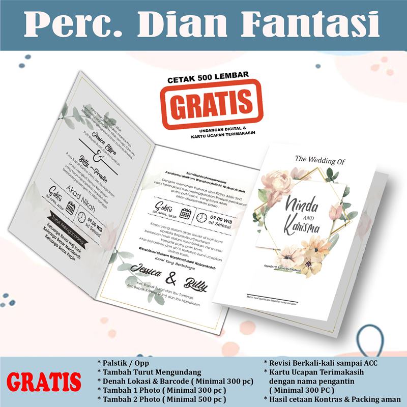 Cetak Undangan Pernikahan Undangan Pernikahan Ada Foto Surat Undangan Pernikahan