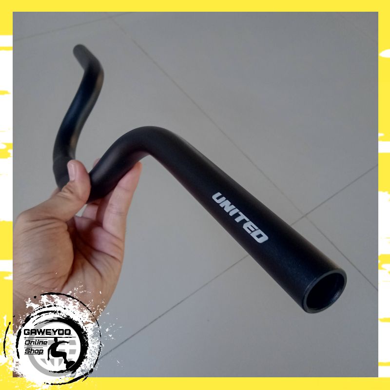 Stang Sepeda Lipat Minion Minivelo United Alloy Hitam