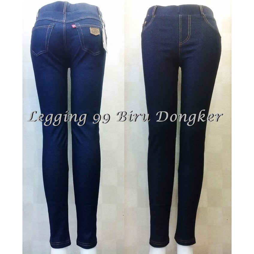 Legging 99 Bahan Jeans Denim Best Quality
