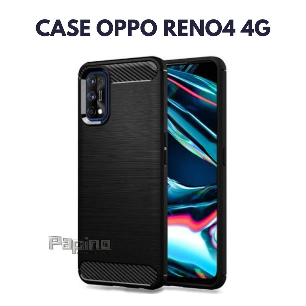Case Carbon Oppo Reno4 4g