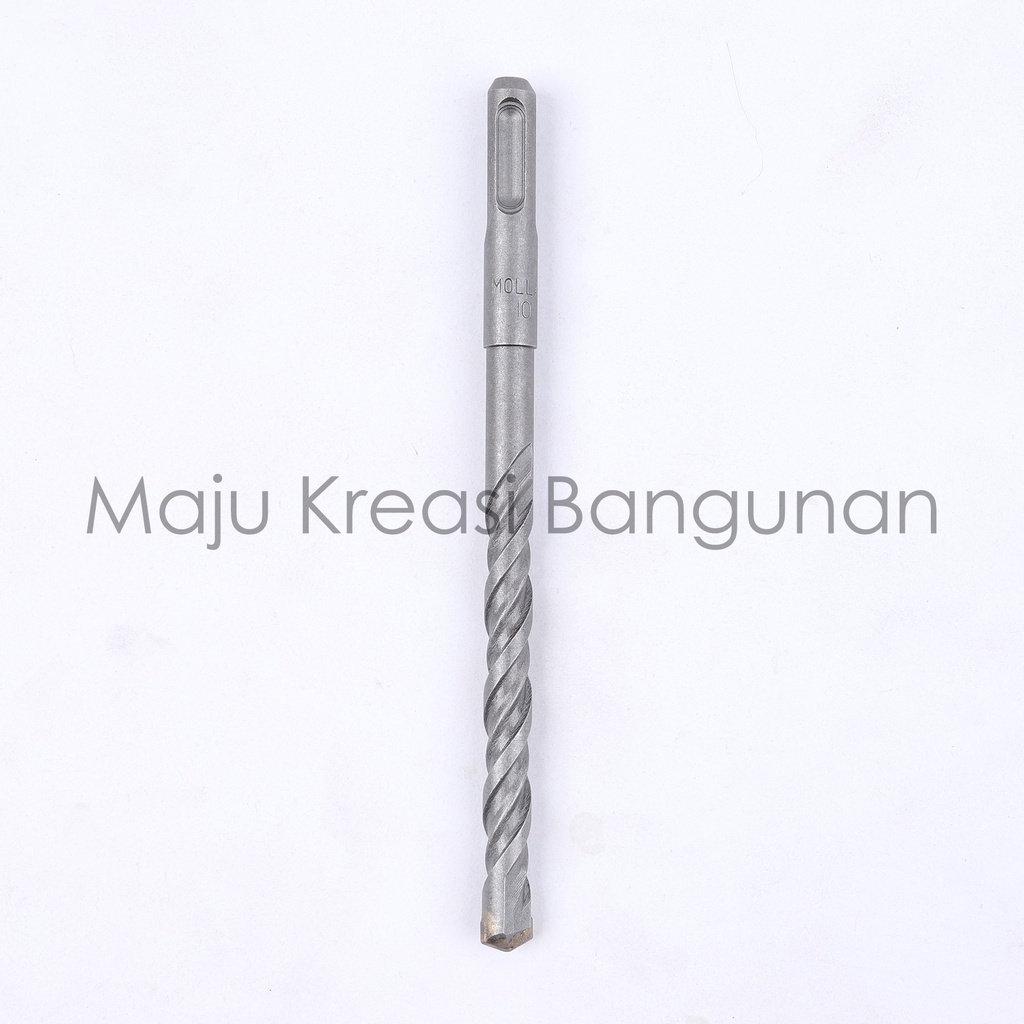 Mata Bor Beton SDS Mollar 10mm x 160mm Tembok Dinding Masonry Impact Drill Bit 10 160 mm