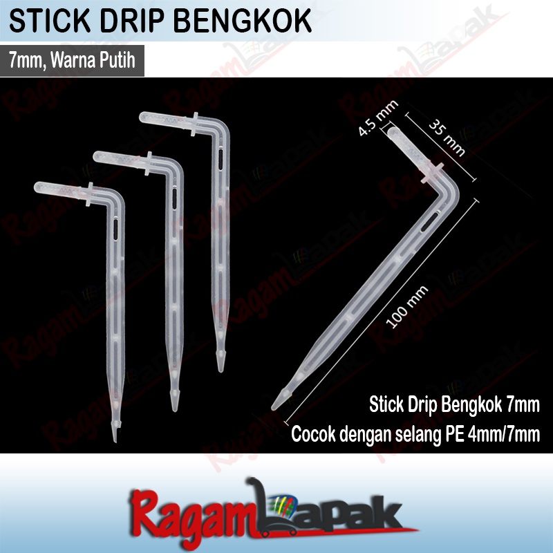 Drip Stick 7mm / Drip Stick Bengkok 4/7 mm / Drip bengkok 7 mm