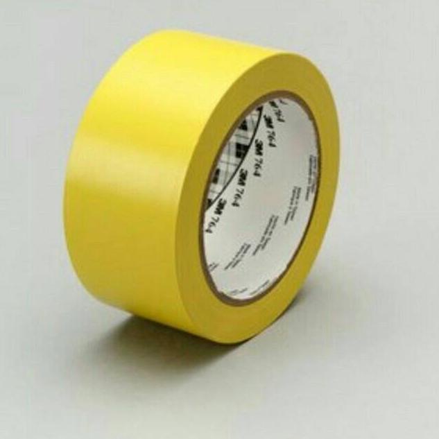 

➭ Lakban Lantai 3m 764 yellow 2"in x 33M Floor marking tape Isolasi ✽