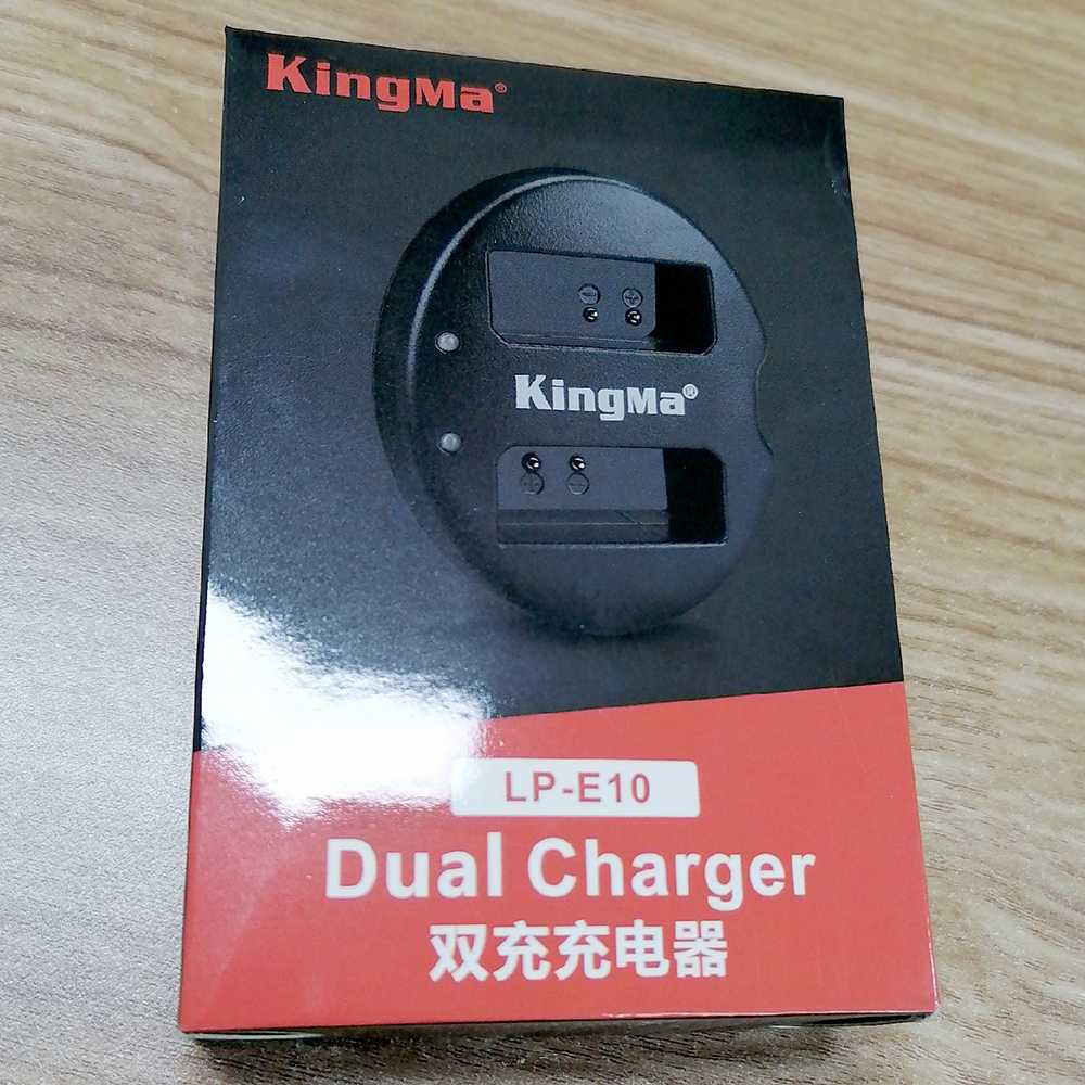 (BISA COD) FTIHSHP Charger Baterai 2 Slot Canon 1100D 1200D - LP-E10