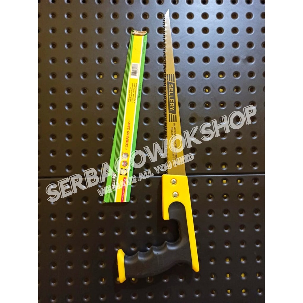 Sellery Gergaji Lancip 12 inch Gg Fiber Gergaji Triplek Compass Saw Termurah Berkualitas