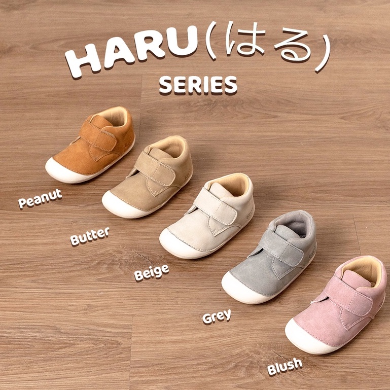 KIYO Haru Prewalker Shoes - Sepatu Anak Bayi Balita Lucu Boots Keds Sneaker Cowo Cewe Baby Boy Girl