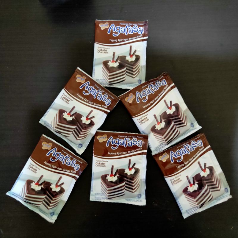 

AGARASA RASA COKLAT COKELAT NUTRIJELL 22 GR - 1 SACHET