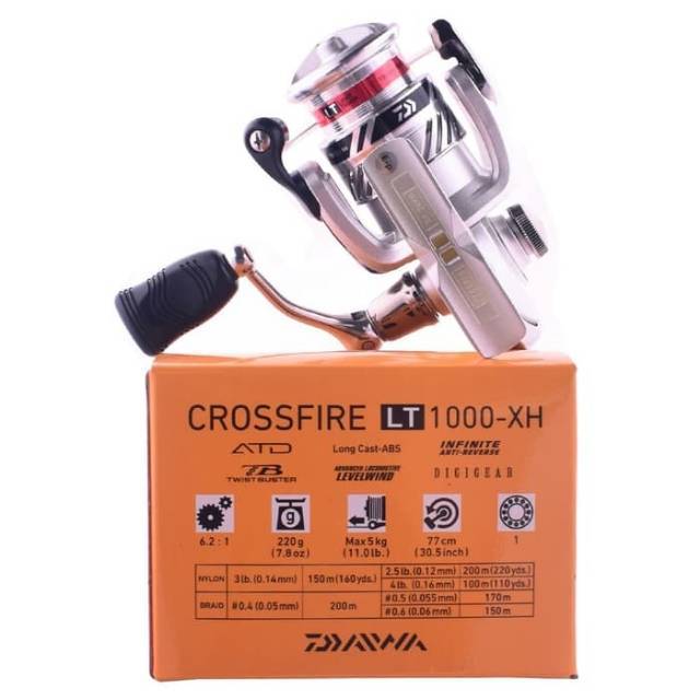Reel Spinning DAIWA CROSSFIRE LT 1000-XH