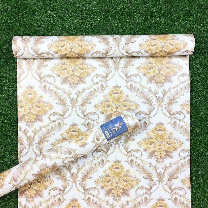 Wallpaper Dinding Motif Batik Gold Best Seller Wallpaper Best Seller