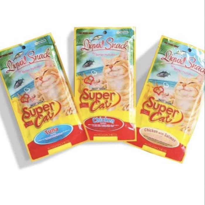 super cat liquid snack kucing
