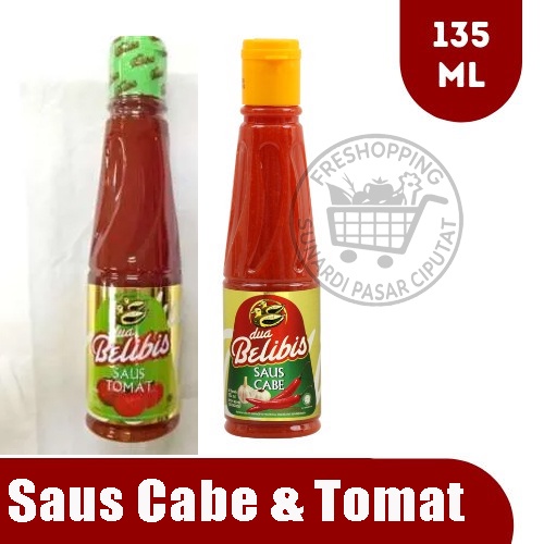 SAOS DUA BELIBIS Botol 135ML TOMAT &amp; CABE