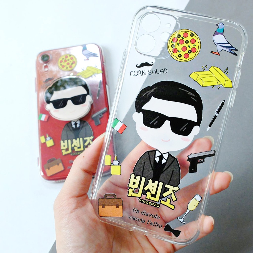 Casing Vincenzo popstand griptok kdrama drama korea lucu softcase netfix xiaomi oppo vivo softcase