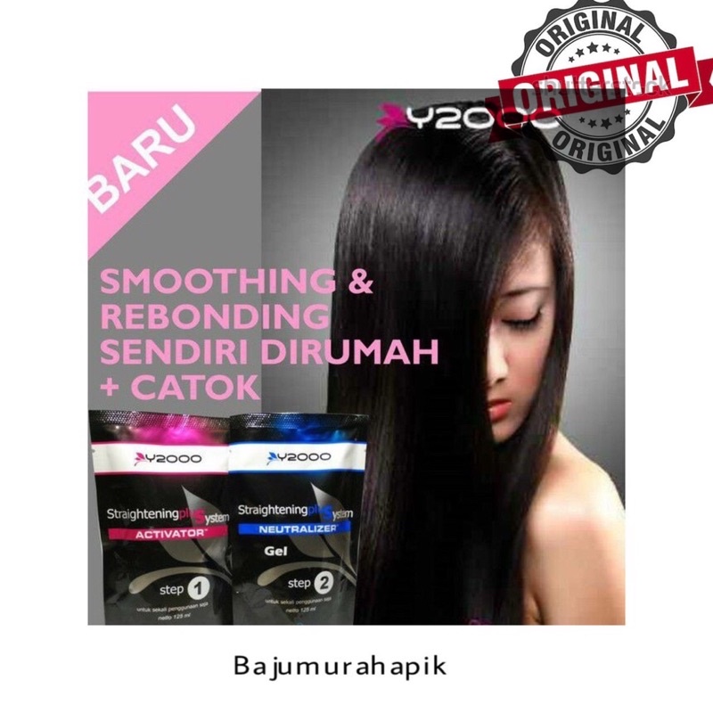 Y2000 Pelurus Rambut Permanen/ Hair Straightener Smoothing Rebonding