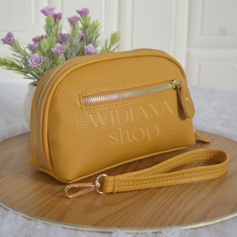 Dompet Wanita Papirut  Bapau Kulit Jeruk Sintetis Terlaris Skat Kartu COD-3