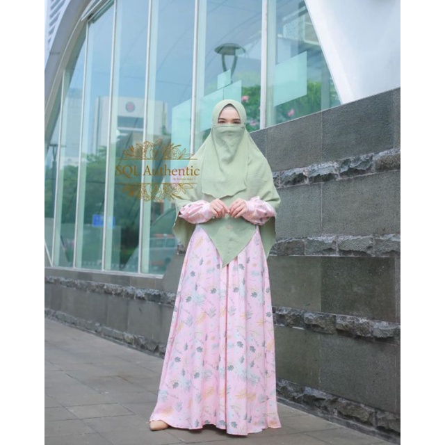 SYAHNAZ GAMIS SYAR'I SET KHIMAR+NIQOB