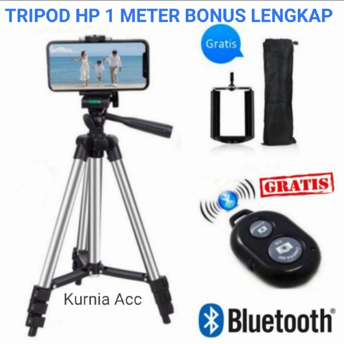 Multifungsi dan Carry Bag untuk Kamera ORIGINAL Tripod Kamera dengan Tas / Dudukan Tripod Ringlight 