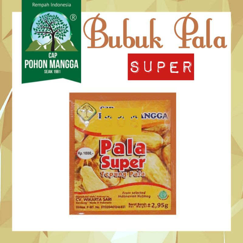 

《OS3》 bubuk Pala Super cap Pohon Mangga 3 gram