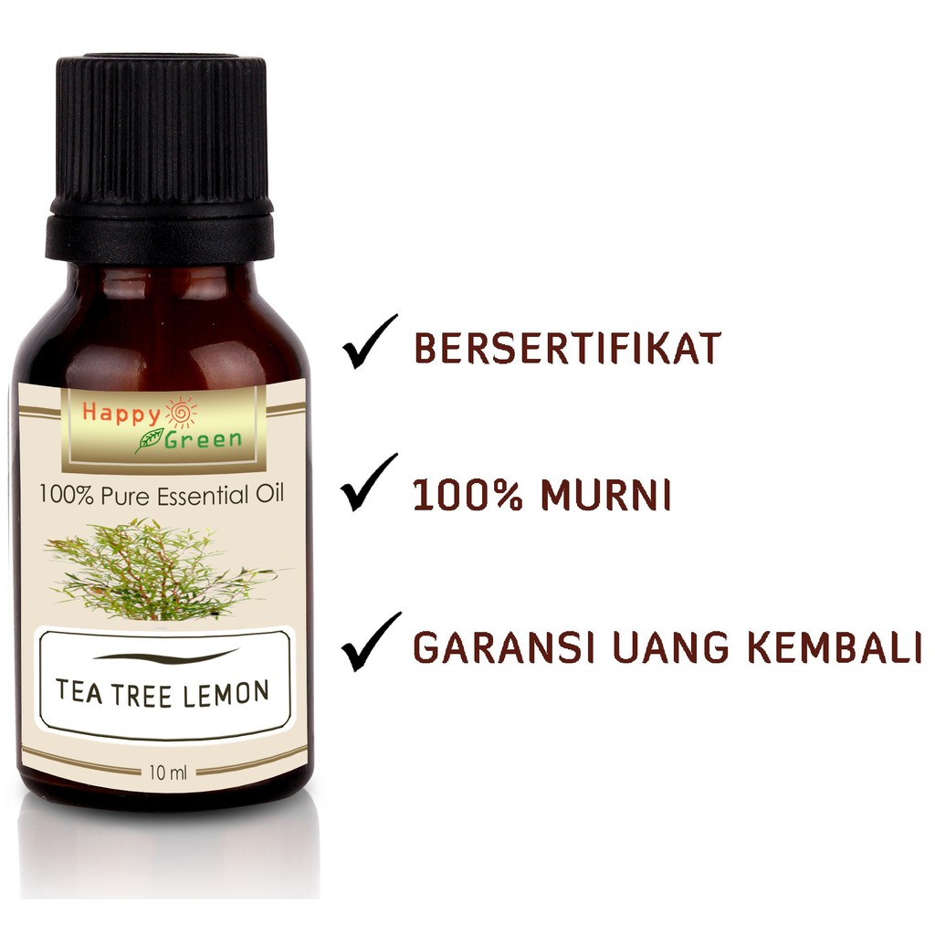 Happy Green Tea Tree Lemon Essential Oil - Minyak Tea Tree Lemon