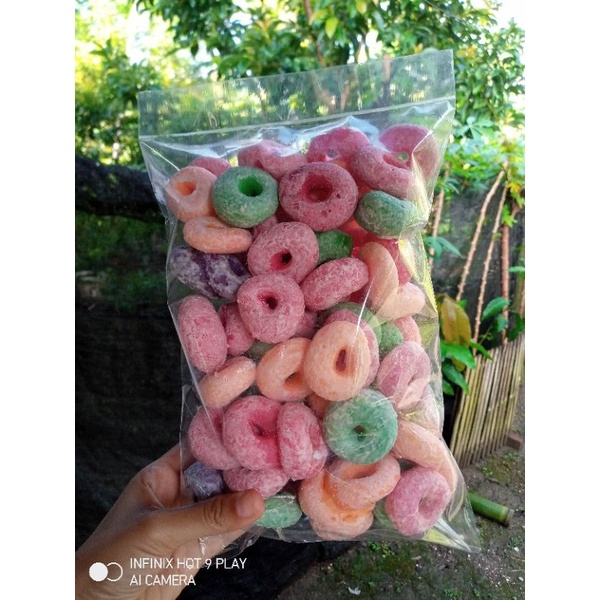 

getas kering / getas pelangi 250g