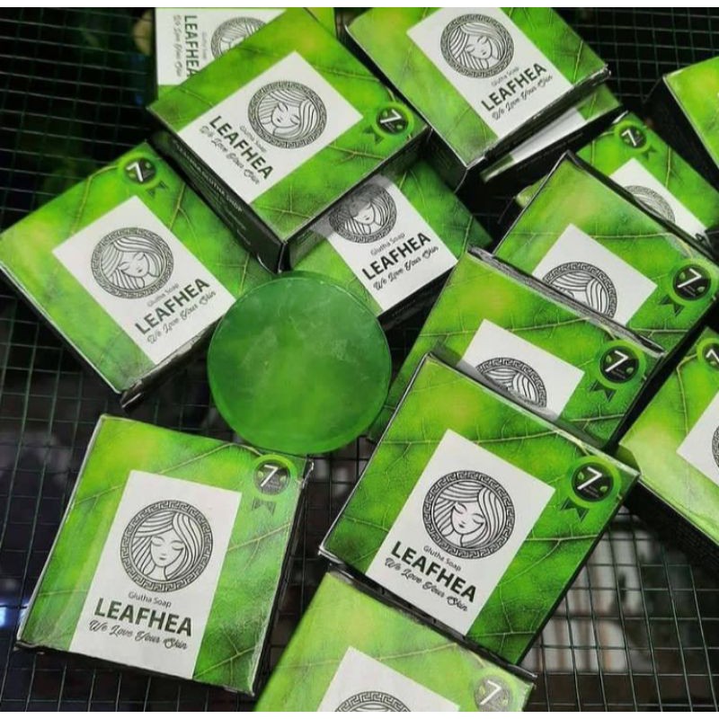 LEAFHEA GLUTA SOAP 100% ORIGINAL BPOM SABUN LEAFHEA