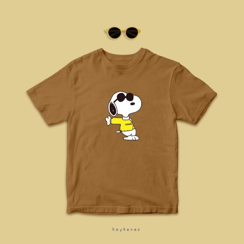 Heykenes Kaos Anak Snoopy Cotton 30s