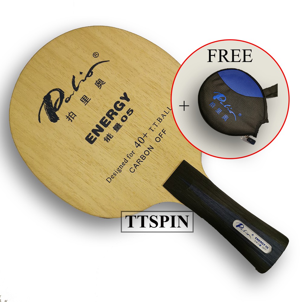 Palio Energy 05 - Kayu Pingpong Blade Tenis Meja Bat Bet Carbon OFF Karbon