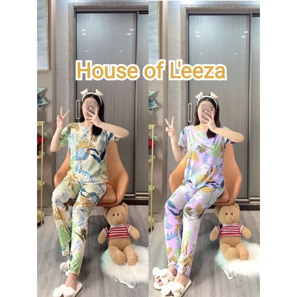 Setelan baju tidur Import kaos - Set piyama Cp lengan pendek -  KOREAN LOOK