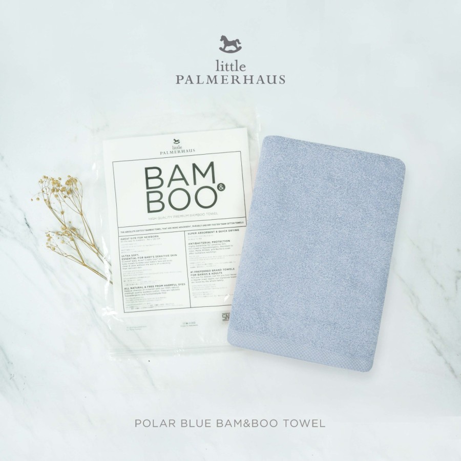 Makassar! Towel / Handuk Bayi Little Palmerhaus Bamboo Premium Uk 60x120 CM