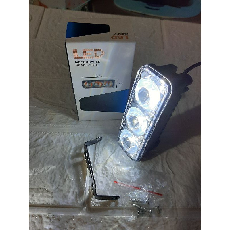 Lampu tembak sorot LED bar cree cwl 3 mata