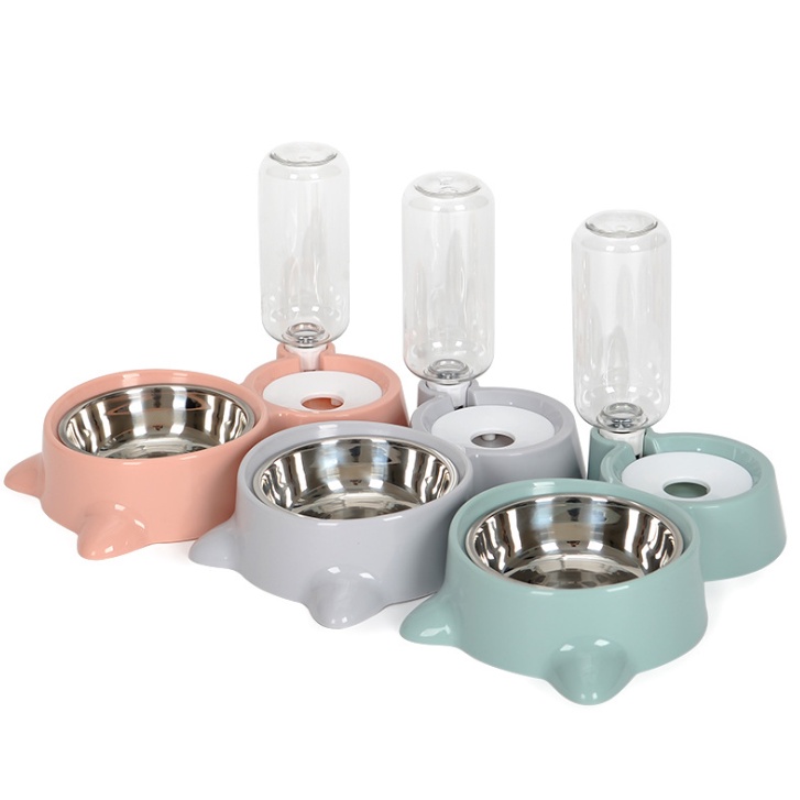 Wadah Makan Kucing Tempat Makanan Kucing Anjing Feeding Dishes Dispenser 500ml