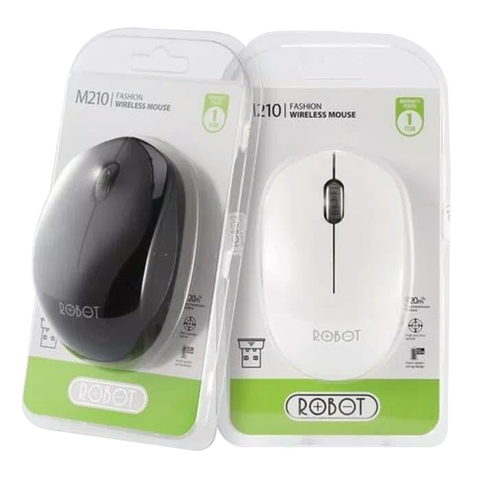 MOUSE ROBOT MICE M210 WIRELESS OPTICAL PORTABLE