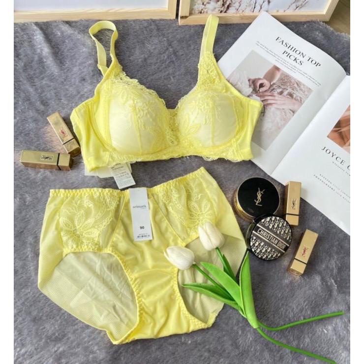 bra set selmark yellow size 36b