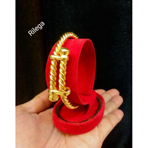 GELANG SELISIH LILIT PUTAR/REPLIKA GELANG MAS/MAS PENANG