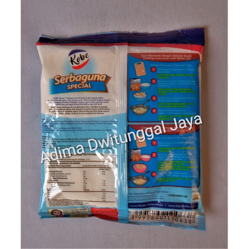 Tepung Bumbu Serbaguna Spesial / Tepung Bumbu Special Kobe 210 gr