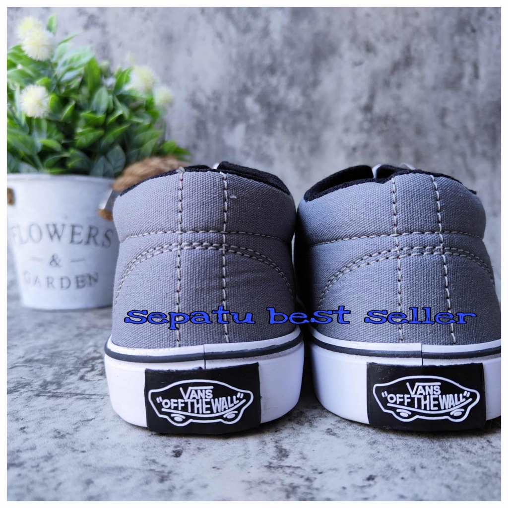 Sepatu Vans_Era Authentic warna abu Sepatu sekolah kuliah gaya