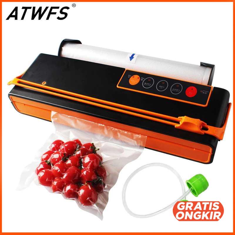 Pompa Vacuum Sealer Makanan Automatic Cutting with 10 Bag SX-168