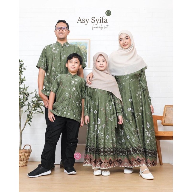 SARIMBIT ASY SYIFA 03 BY ZIZARA |Gamis Hijau| |Kemko Hijau|