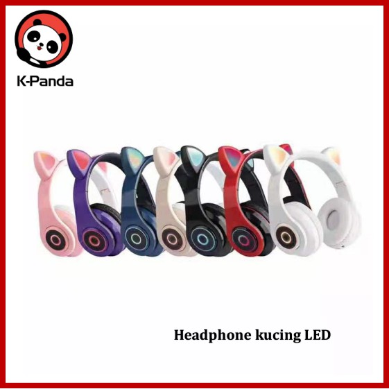 KP Bepop Headset Bluetooth 5 0 Wireless Bass Earphone Gaming LED Light